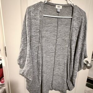 Old Navy Gray Open-Front Women’s Cardigan
